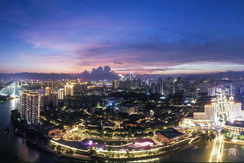 福建福州 閩江之心 夏夜美